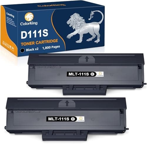 Image of ColorKing D111L Compatible Toner Cartridge Replacement for Samsung D111S MLT-D111S for Xpress M2026W M2026 M2070W M2070 SL-M2026 SL-M2070 SL-M2026W SL-M2070W SL-M2070FW M2020 M2020W (Black, 2-Pack)