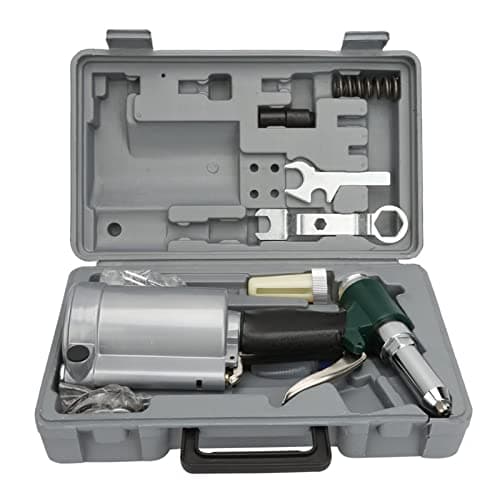 Image of Ejoyous Air Rivet Gun Set, Heavy Duty Industrial Air Hydraulic Rivet Gun Pneumatic Riveter Kit Set, 2.4-4.8mm Pneumatic Tool Air Riveter