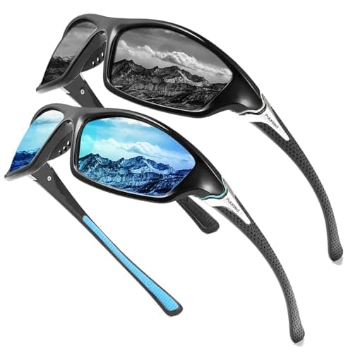 Image of Perfectmiaoxuan Polarized sunglasses for men/women;HD pilot lenses light frame; Golf/driving/fishing/travel Eyewear