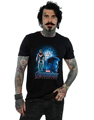 Image of Marvel Men's Avengers Endgame Thor Team Suit T-Shirt Black XXXX-Large