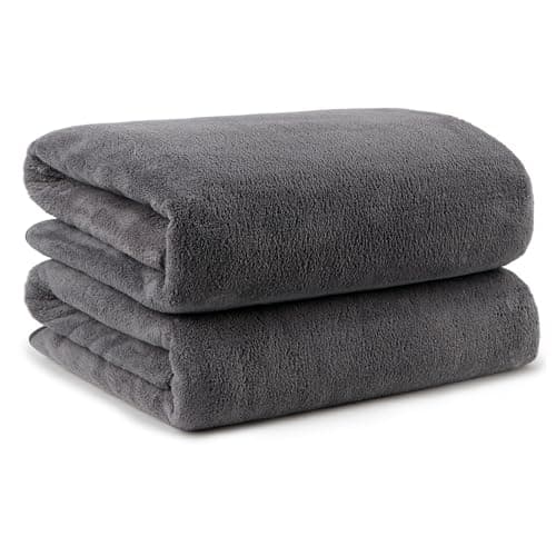 Image of Orighty Microfibre Bath Towels Pack of 2(27'' x 54'') - Soft Feel, Highly Absorbent, Quick Drying for Body, Sport, Yoga, SPA, Fitness - Grey