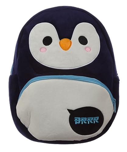 Image of Puckator Adoramals Penguin Plush Rucksack Backpack - Children's Backpacks - Small Luggage Bag - Travel Backpack - Backpack For School - Toddler Kids Backpack - Cute Bags - Nursery Backpack Back Pack
