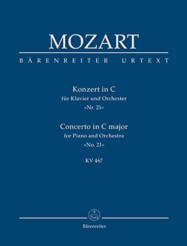 Image of Concerto for Piano No.21 in C major K.467 (Study Score)