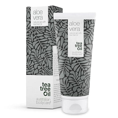 Image of Australian Bodycare Aloe Vera Gel 200 ml | Aloe Vera After Sun Lotion | Natural Aloe Vera and Tea Tree Oil | Cooling & Moisturizing for itching, irritated skin, sunburns and scratches | 100% Vegan