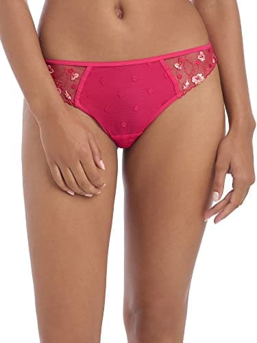 Image of Freya Women's Awakening VPL-Free Keyhole Brazilian Brief, Red, XS