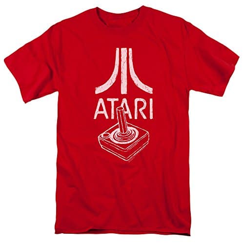 Image of Atari - Mens Joystick Logo T-Shirt, Small, Red
