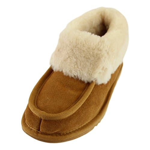 Image of Ladies Sheepskin Slipper Boot - Chestnut (3)