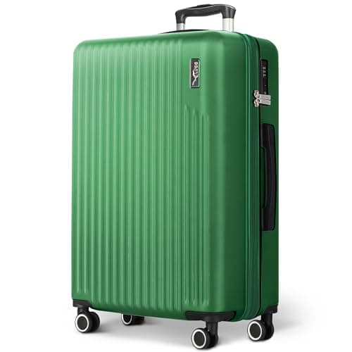 Image of LUGG 32inch Vacay Suitcase ABS Luggage with TSA Indent Lock, Aluminium Trolley Handle, 360° Spinner Wheels, Water-Resistant & Durable Material - Airline Compatible (86 x 31 x 58cm)