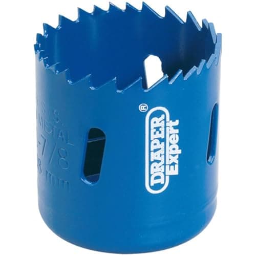 Image of Draper 41080 Expert HSS Bi-Metal Holesaw Blade, 48mm, Blue