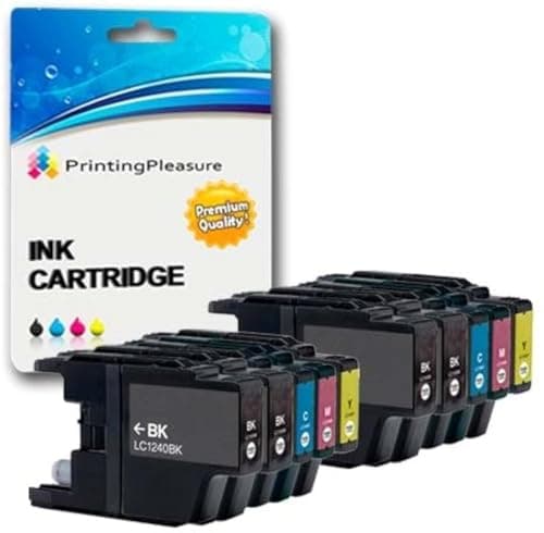 Image of 10 (2 SETS + 2 BLACK) Printer Ink Cartridges compatible with DCP-J525W DCP-J725DW DCP-J925DW MFC-J430W MFC-J5910DW MFC-J625DW MFC-J6510DW MFC-J6710DW MFC-J6910DW MFC-J825DW | LC1240 LC1220