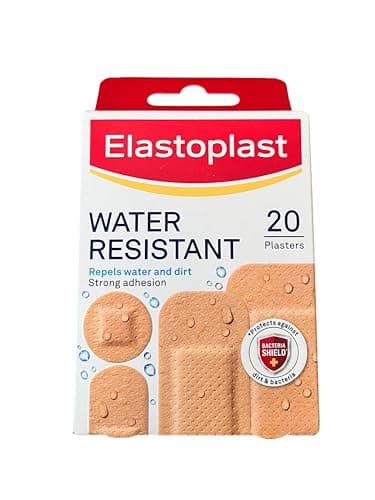 Image of 10 x Elastoplast Aqua Protect Plasters 20 Assorted Strips