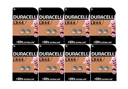 Image of 16X Duracell LR44 A76 V13GA 76A (8 Blister Packs of 2 Batteries) 16 Batteries