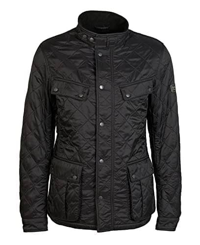 Image of Barbour International Tourer Ariel Polar Quilted Jacket MQU1591BK91 Black
