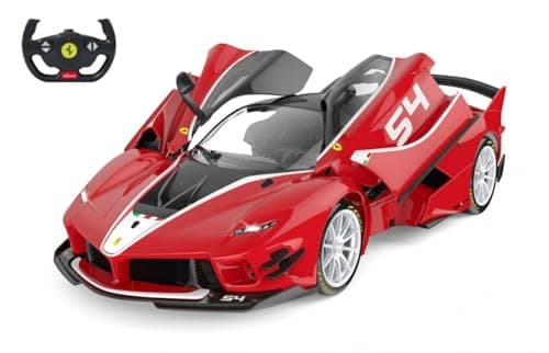 Image of JAMARA 405169 Ferrari FXX K Evo 1:14 Door Manual 2.4 GHz Officially Licensed, Approx. 1 Hour Driving Time, Approx. 11 km/h, Perfectly Replicated Details, Detailed Interior, LED Light, Red
