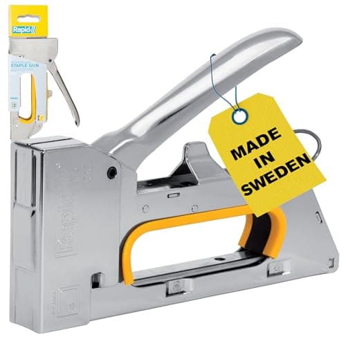 Image of Rapid Heavy Duty Manual Staple Gun PRO R23 for No. 13 Staples, Upholstery Staple Gun with Ergonomic Handle, All-Steel Construction, and Easy Loading System, Made in Sweden (5001667)
