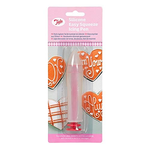 Image of Tala Grip, White/Red, Silicone Easy Squeeze Icing Pen, 10A09946