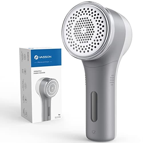 Image of VASSON Bobble Remover & Fabric Shaver - Defuzzer for Clothes (Greyish White)
