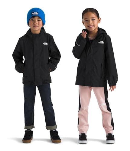Image of The North Face Kids Zipline Rain Jacket, Tnf Black, 7/8 Years