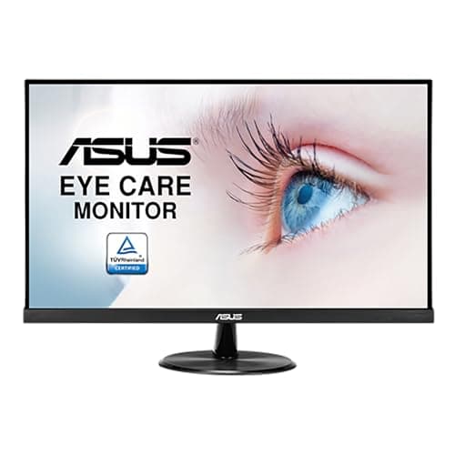 Image of ASUS VP279HE Eye Care Monitor - 27 Inch, FHD (Full HD 1920 x 1080), IPS, Frameless, 75Hz, Adaptive-Sync/FreeSync , HDMI, Low Blue Light, Flicker Free, Wall Mountable, Black