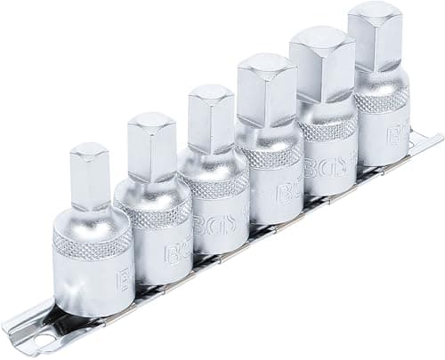 Image of BGS 1016 | Oil Service Socket Set | 12.5 mm (1/2") Drive | internal square | 6 pcs.