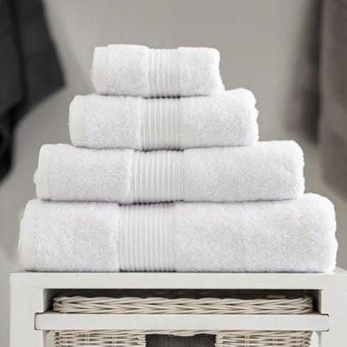 Image of Deyongs - Bliss Pima 100% Cotton 650gsm Bathroom Towel - White - Guest Towel