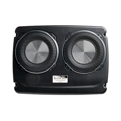 Image of In Phase USW12 Car Audio 600W 12" Underseat Ultra Slim Compact Active Subwoofer System, Die-Cast Aluminium