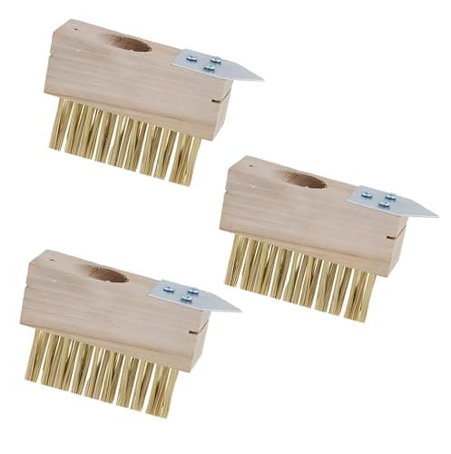 Image of Patio Weed Wire Brush Head Replacement Block Paving Scraper for Weed & Moss Removal Driveway Garden Weed Removing Patios Tool (3)
