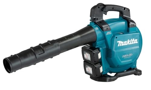 Image of Makita DUB363PT2V Twin 18V (36V) Li-ion LXT Brushless Blower Complete with 2 x 5.0 Ah Batteries and Twin Port Charger