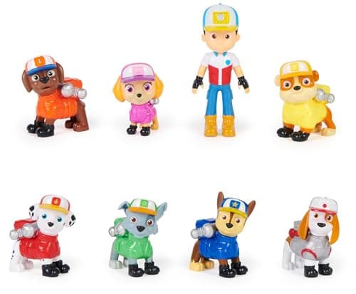 Image of Paw Patrol, Big Truck Pups 8-piece Figure Gift Pack with Collectible Action Figures, Kids Toys for Ages 3 and up