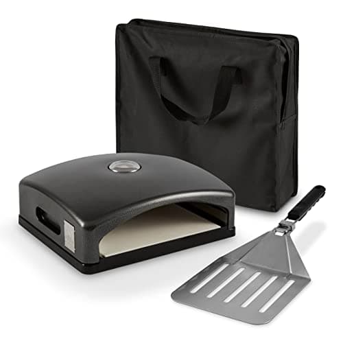 Image of Tower T978517 Pizzazz Pizza Oven with Paddle and Carry Bag, Suitable for 10" Pizzas Black