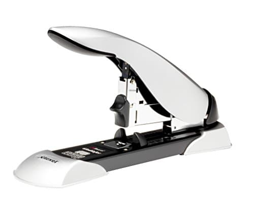 Image of Rexel Gladiator Heavy Duty Stapler, 160 Sheet Capacity, Uses No. 23 staples 8-20 mm, Metal Body, Silver/Black, 2100591