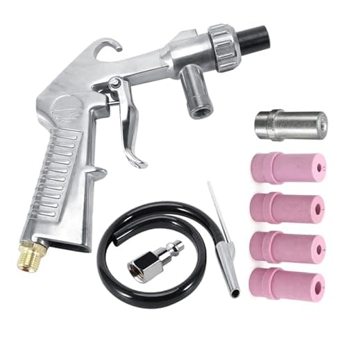 Image of Sand Blasters with Hose and Nozzles Blasting Shot Sandblasters Professional Sandblasting Tool for Sandblasting Cabinet Sandblasting Accessories