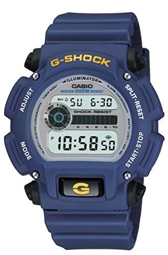 Image of Casio G-Shock Men's Quartz Blue Rubber 200 M WR 45mm Digital Watch DW9052-2, Blue, DW-9052-2V