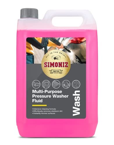 Image of Simoniz SAPP0174A Multi Purpose Pressure Washer Shampoo Fluid, Pink, 5 Litre