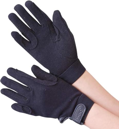 Image of Adults Newbury Riding Gloves - Small - Black
