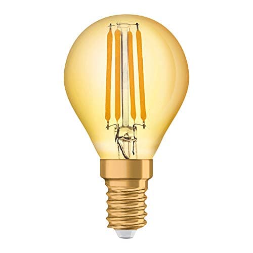 Image of OSRAM LED lamp, Base: E14, Warm White, 2500 K, 4.50 W, Replacement for 36 W Incandescent Bulb, Clear, Vintage 1906© LED [Energy Efficiency Class A+]