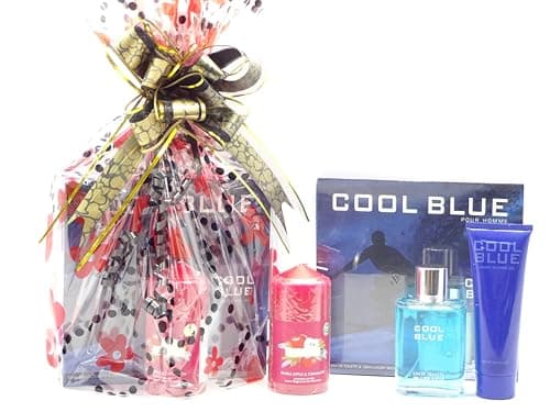 Image of Cool Blue 2pc Perfume Gift Set 100 ml EDT and 130 ml luxury shower gel, Gift Hamper For Him