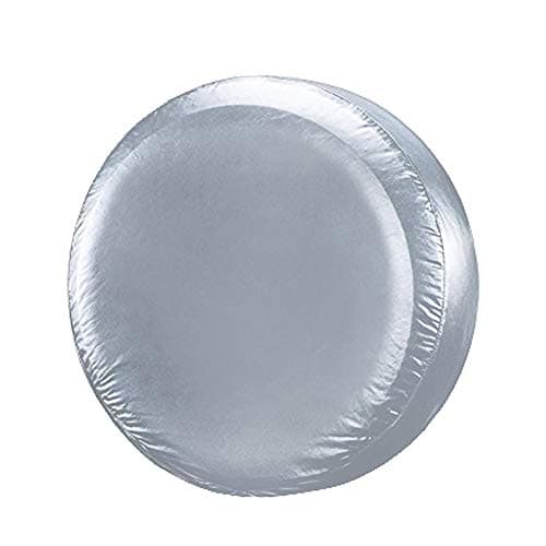 Image of Etopar Silver Spare Tire Cover 13" inch Wheel Tyre for all Diameter (55cm-58cm/22"-23") Trailer Car Truck PVC Waterproof Dustproof Protection
