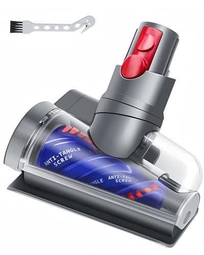 Image of Mini Motorized Brush Head for Dyson V15 V11 V10 V8 V7 Vacuum Cleaner, Anti-Tangle Hair Screw Tool Attachment Replacement for Pet Hair, Mattress, Stairs, Upholstery & Car, Deep Cleaning Accessories