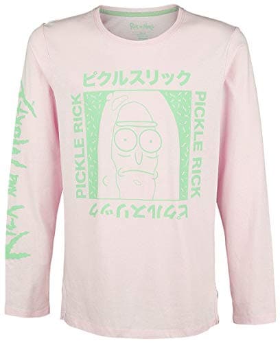 Image of Difuzed Rick and Morty - Japan Pickle Men's Longsleeve (m) Pink