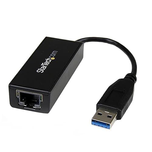 Image of StarTech.com USB 3.0 to Gigabit Ethernet Adapter - 10/100/1000 NIC Network Adapter - USB 3.0 Laptop to RJ45 LAN (USB31000S)