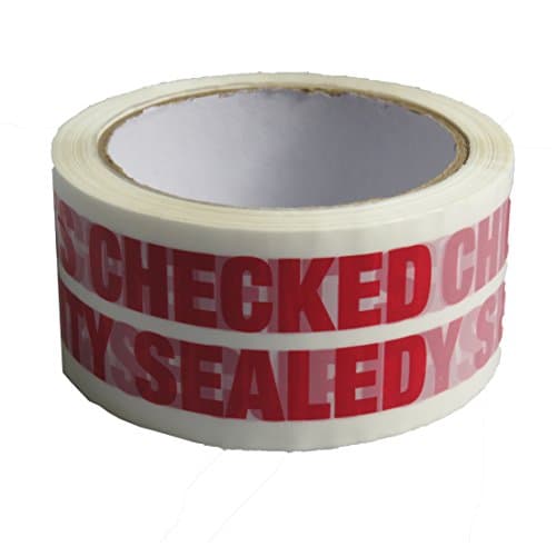 Image of Triplast 48 mm x 66 m Contents Checked Printed Low Noise Parcel Packing Tape