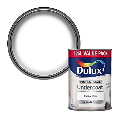 Image of Dulux Professional Undercoat Paint - Brilliant White - 1.2 5 Litres