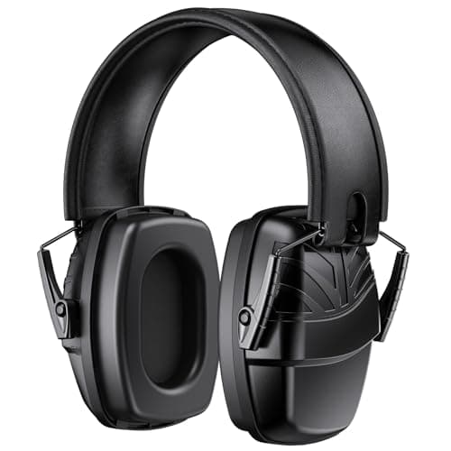 Image of Link Dream Ear Defenders Adults, Kids Ear Defender Children for Autism, SNR 35dB Noise Reduction Safety Earmuffs Ear Protectors, Hearing Protection for Shooting Mowing, 1 Pack, Black