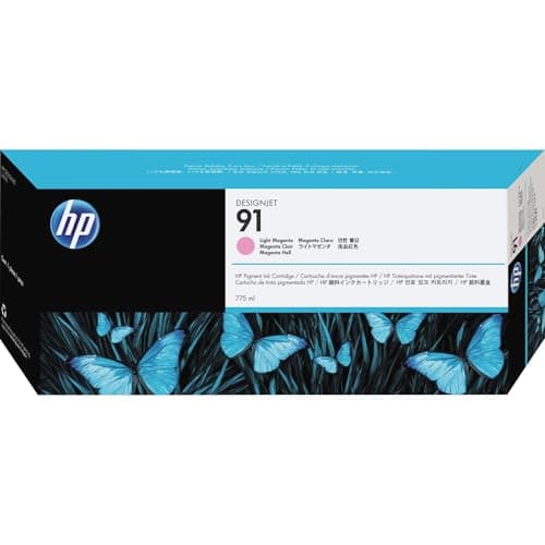Image of HP 91 - C9471A - 1 x Light Magenta - Ink cartridge - For DesignJet Z6100, Z6100ps