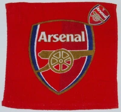 Image of Arsenal FC Official Crested Face Flannel