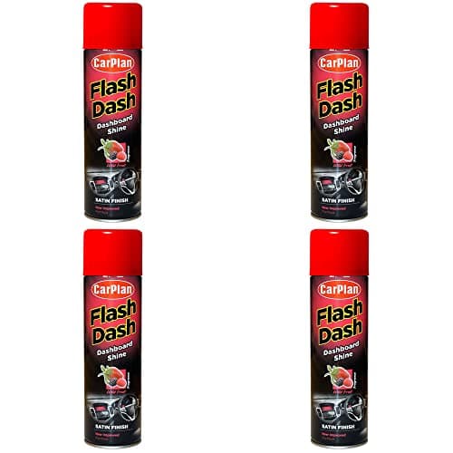 Image of CarPlan FSS506 Flash Dash Satin Dashboard Shine Interior Cleaner Wild Fruits x 4