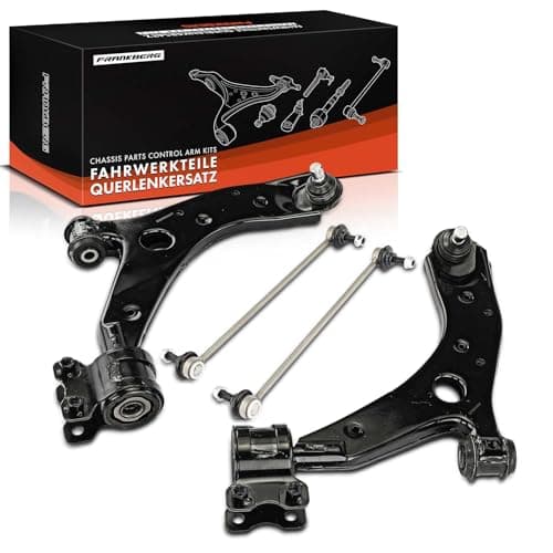 Image of Frankberg 4Pcs Control Arm Kit Front Axle Compatible with Stabiliser Link 3 BK 14L-.23L 2003-2009 Control Arm 5 CR19 18L-.23L 2005-2010 5 CW 16L-.20L 2010-2024 Replace# 3M513B438AB