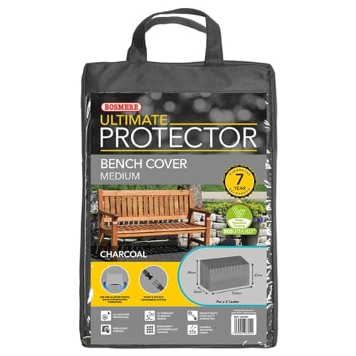 Image of Bosmere Ultimate Protector Bench Seat Cover 3 Seat Charcoal U610C