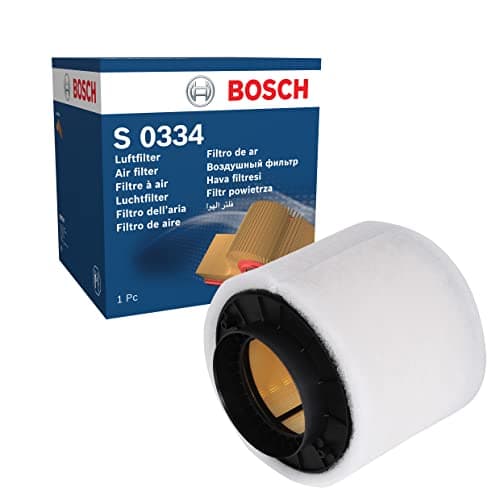 Image of Bosch S0334 Car Air Filter - Separates Particles from the Air Intake - Moisture-resistant plus High Tensile Strength